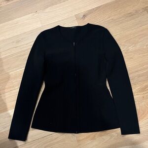 Joseph zip up Elegant Black Women's top